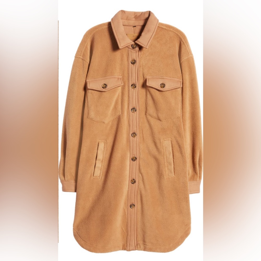 NWT BLANKNYC | Long Fleece Shacket Jacket | Small - Picture 11 of 12